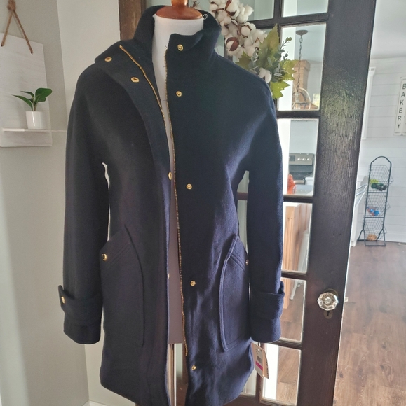 Anne Klein Navy dress coat - Picture 2 of 6